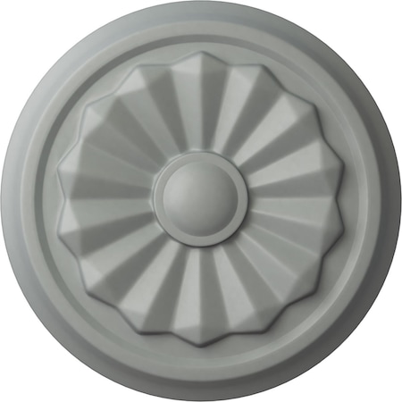Ekena Millwork Olivia Ceiling Medallion (Fits Canopies up to 2 1/8"), 7 7/8"OD x 1 1/8"P, Primed White CM07OL